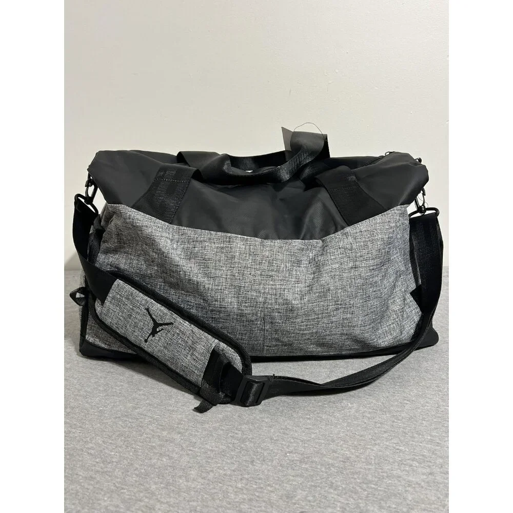 Jordan Duffle Bag Carbon Heather‎ Large Water Resistant Shoe Garage Gym Travel